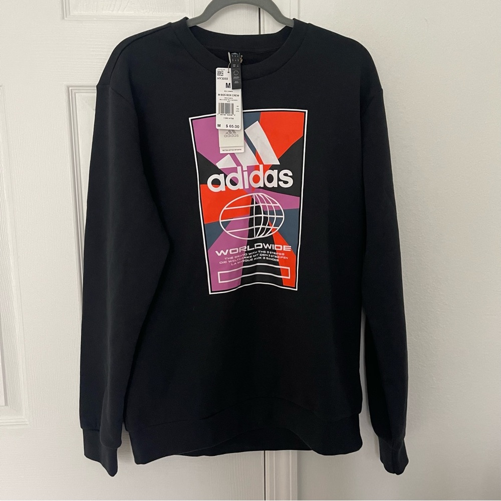 Adidas Worldwide Pullover Black Worldwide Medium